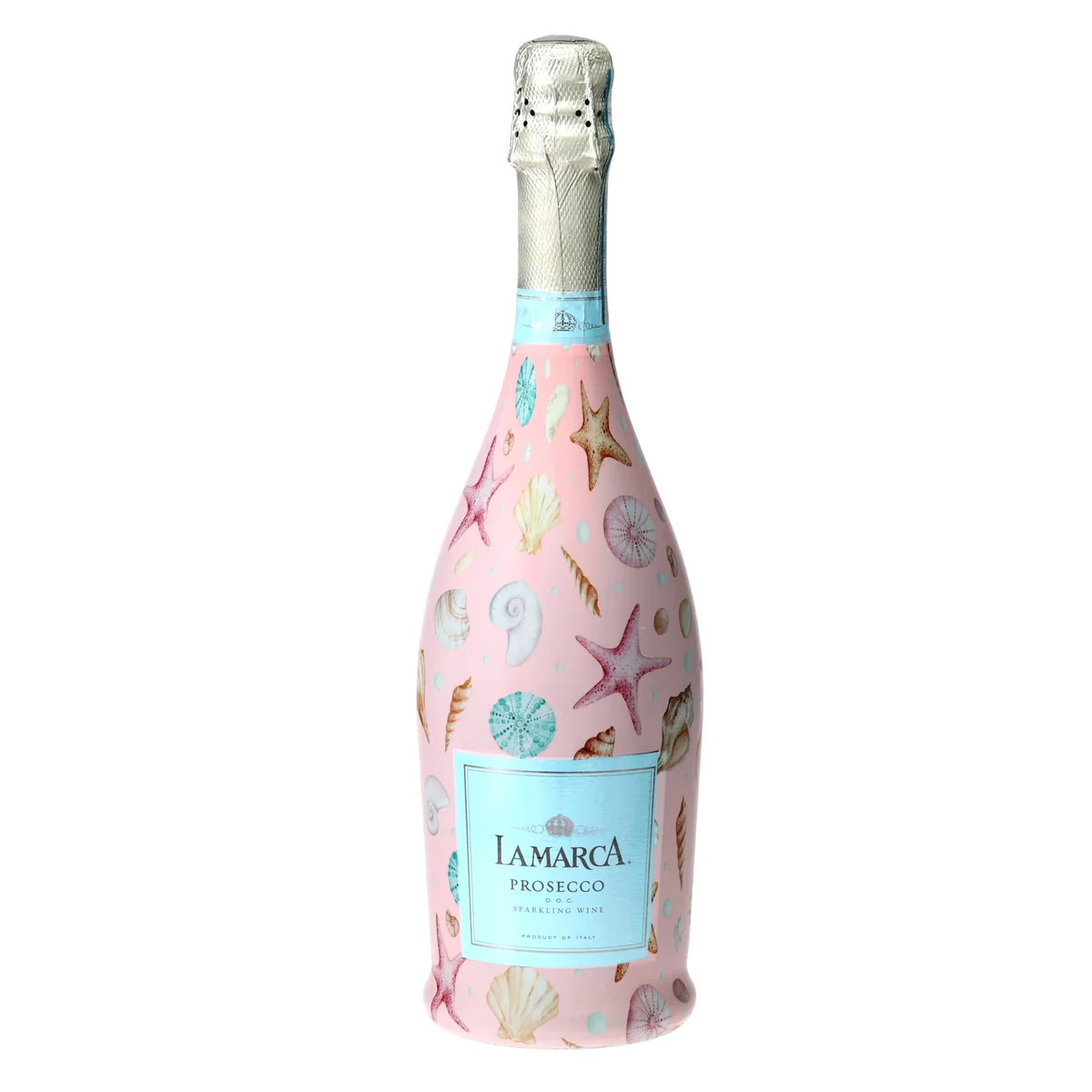 Home / Pink Seashells Prosecco Bottle Wrap | Beau Bottles