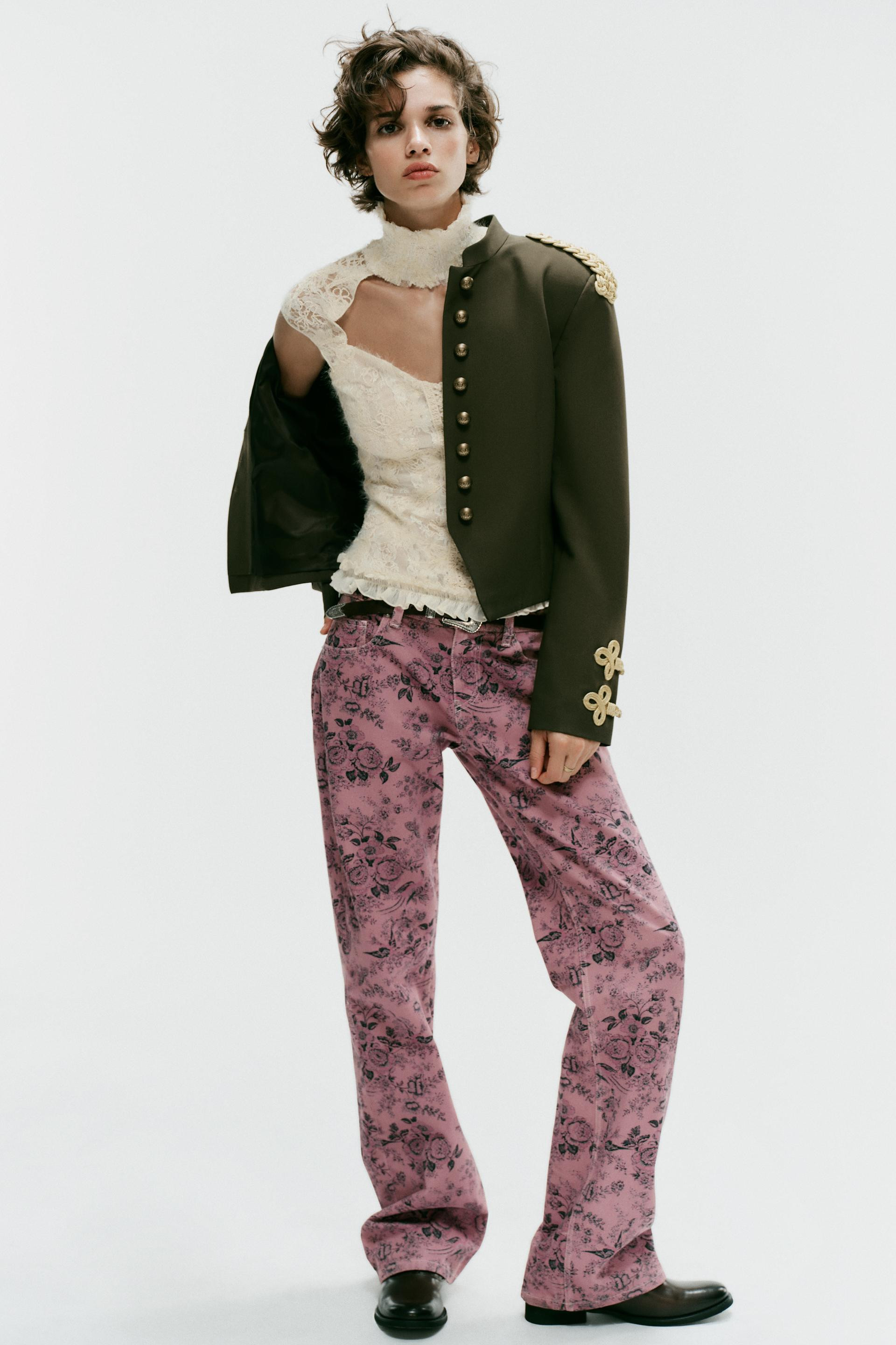 FROG FASTENING BUTTON BLAZER | Zara US