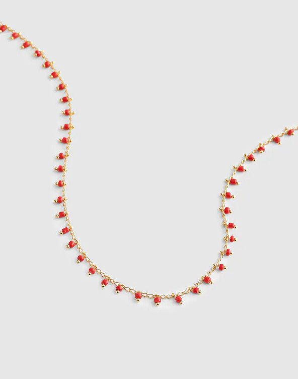 Enamel Chain Choker Necklace | Madewell