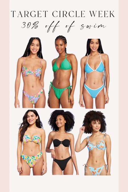 Target circle week! 30% off of all swimwear 

#LTKxTarget #LTKsalealert #LTKswim