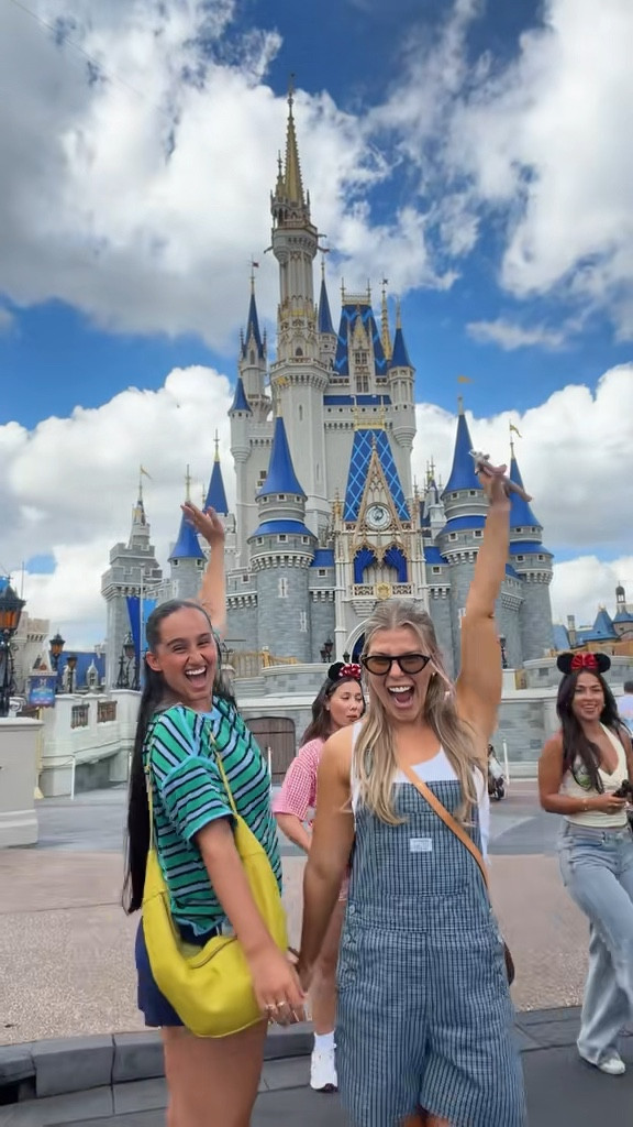 my disney outfit ✨ #disney #outfit #colorful #stripes 

#LTKTravel #LTKgrwm #LTKootd