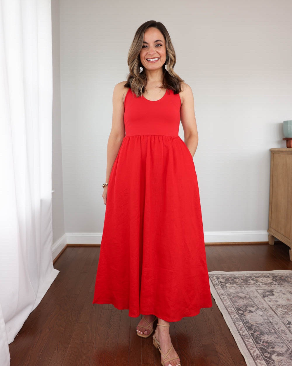 A few of my favorite petite-friendly red dresses for the Fourth!

Outfit 1:
Red Mixy Dress (J.Crew): XXS - true to size 
Heels: tts

Outfit 2: 
Red mini dress (LOFT): petite xxs
Shoes (LOFT): true to size - straps have a break in period

Outfit 3:
Gingham dress (J.Crew Factory): petite xs - size up
Gold sandals (Sam Edelman): tts

Outfit 4:
Red dress (Quince): xs

Tote bag (Sezane)
Gold sandals (Sam Edelman): tts

My measurements for reference: I’m 4’10” and 105lbs. My bust, waist, and hip measurement is 32”, 24”, and 36”.

#LTKSeasonal #LTKPetite #LTKSaleAlert