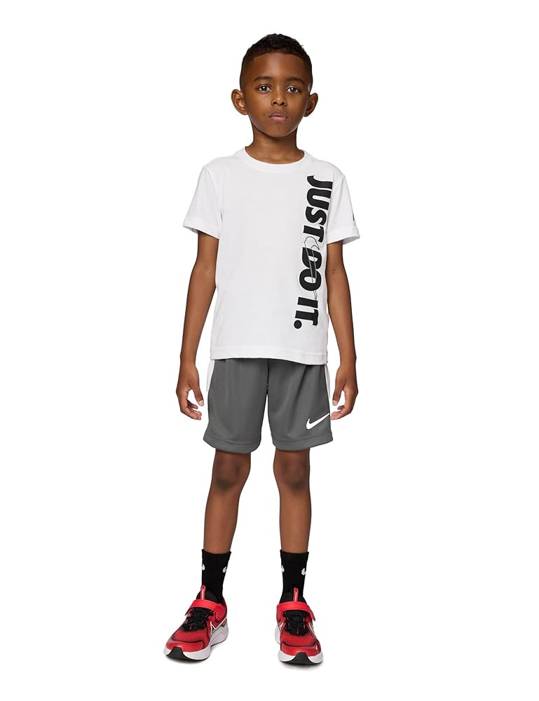 Amazon.com: Nike Dri-Fit JDI T-Shirt and Mesh Shorts 2-Piece Outfit Set : Clothing, Shoes & Jewel... | Amazon (US)