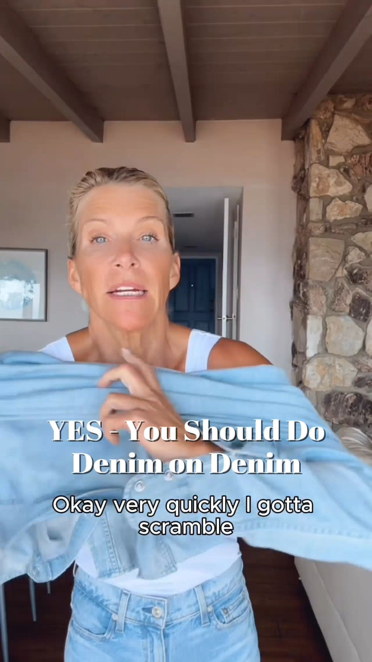 I went full denim and honestly it just feels easy and pulled together.
Light wash, simple layers, and suddenly it’s one of those outfits you don’t overthink but always love. 

 #LTKgrwm #LTKootd