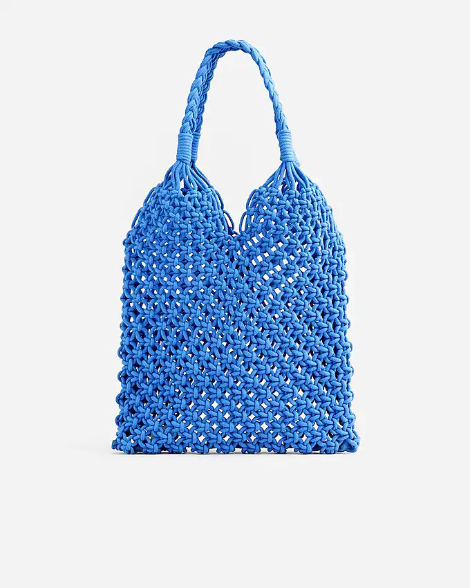 Cadiz hand-knotted rope tote | J. Crew US