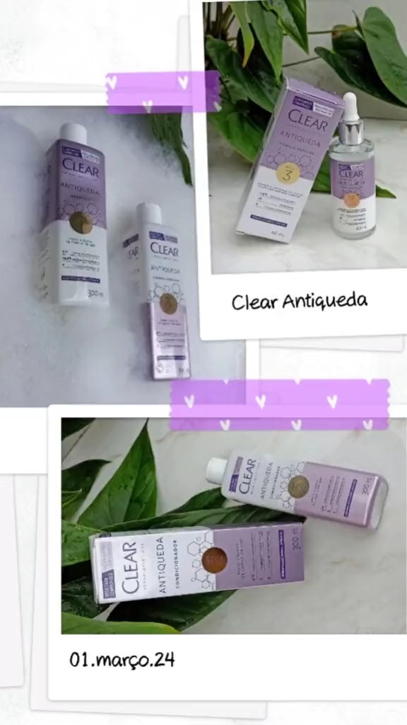 Falta de vitamina e queda de cabelo, dois problemas que eu precisa resolver. Foi assim que eu conheci o Clear antiqueda, a linha feminina tem 3 produtos: shampoo, condicionador e o tônico que já virou meu queridinho.Comecei a usar o kit em 1o de março, ou seja, um mês usando. Toda a linha tem vitaminas e antioxidantes que aumentam a ancoragem dos fios, reduz a queda e fortalece a estrutura da fibra capilar..#Cabelo 

#LTKbrasil #LTKbeleza