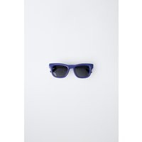 Zara - Squared Plastic Sunglasses - Blue - S (4-6 Years) - Kids | Zara US