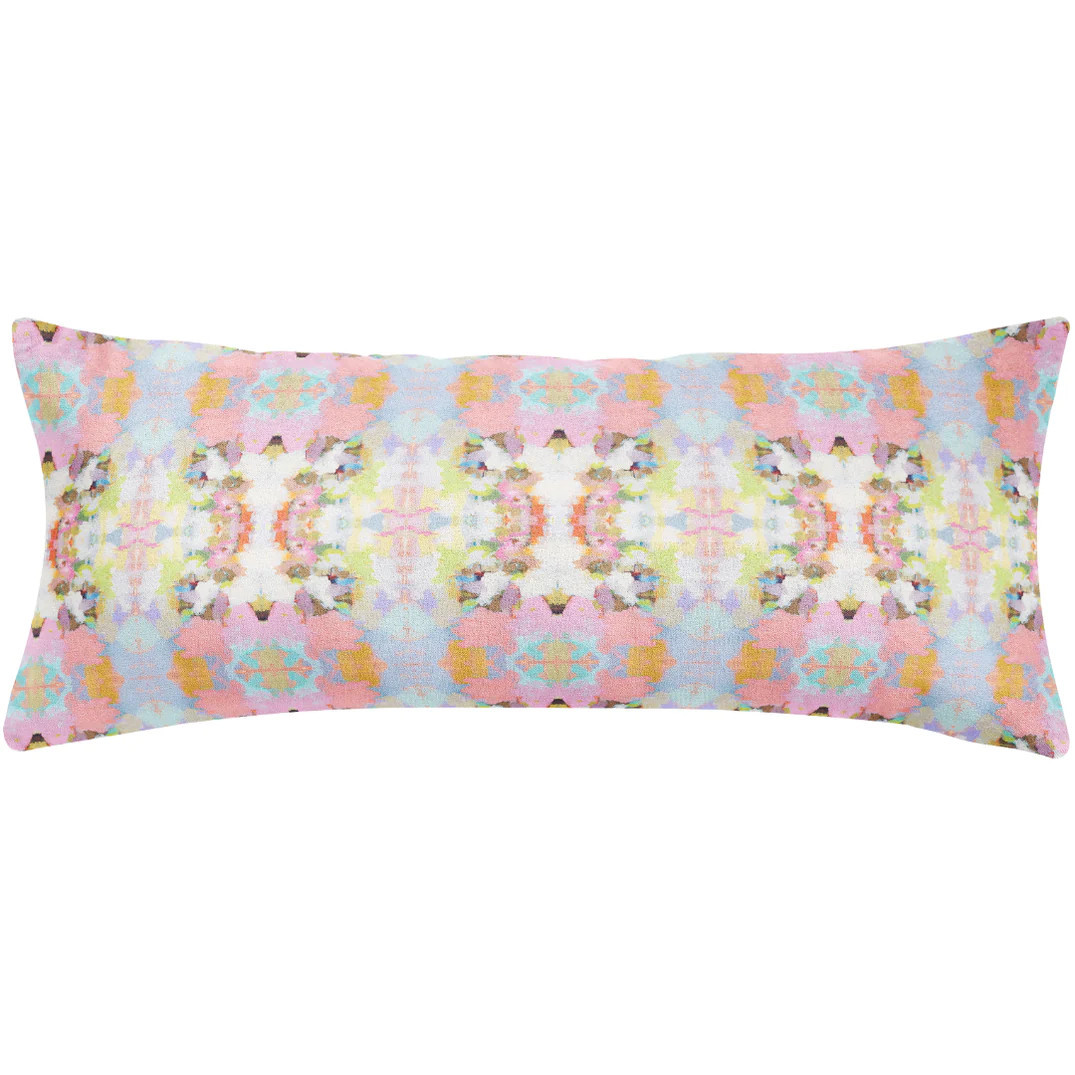Brooks Avenue Pink 14x36 Pillow | Laura Park Designs