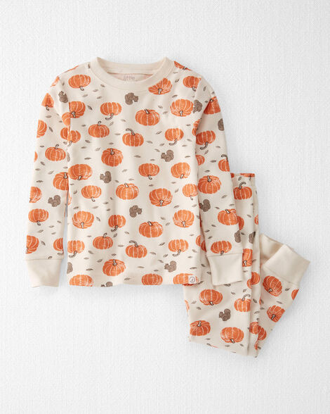 Toddler Organic Cotton Pajamas in Harvest Pumpkins Print | Carter's Inc