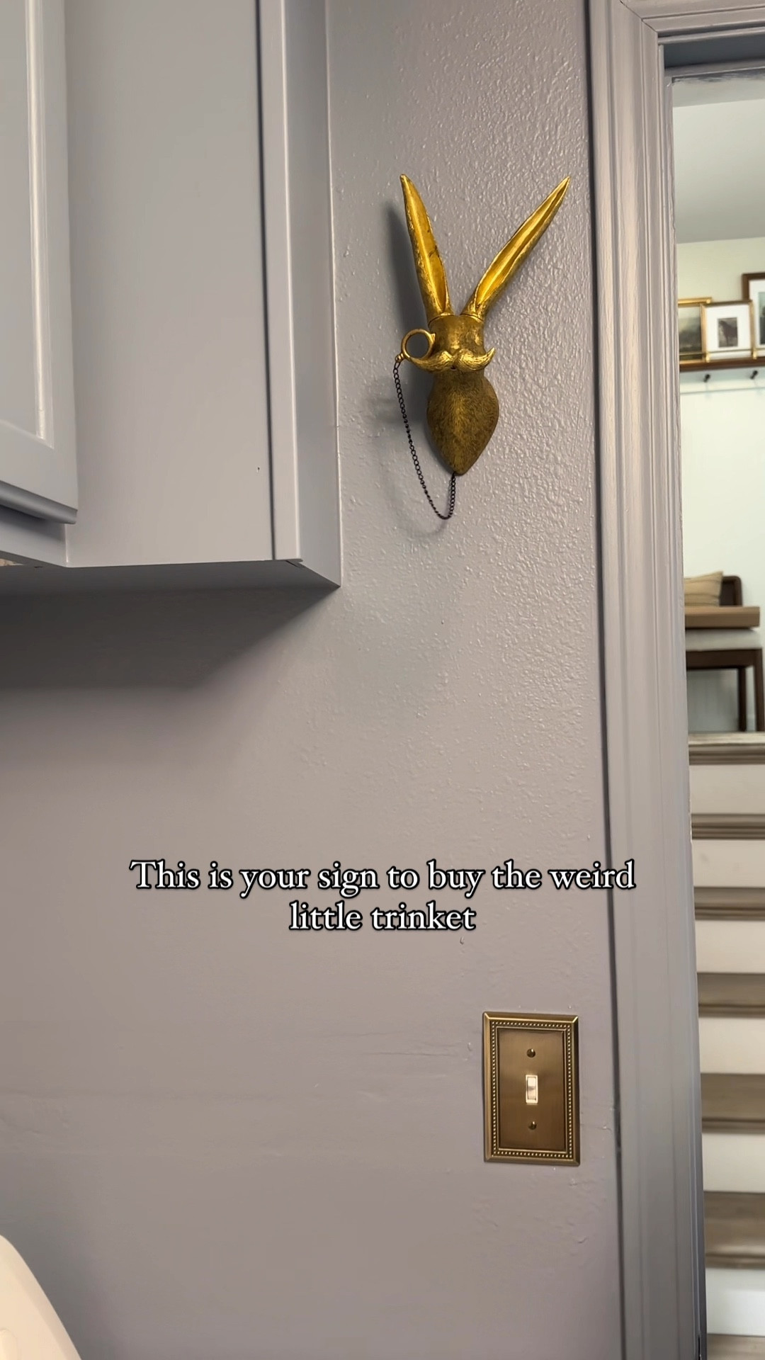 Brass rabbit wall decor

#LTKHome #LTKStyleTip #LTKVideo