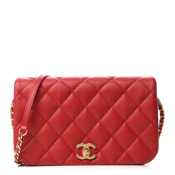 CHANEL

Lambskin Quilted Flap Bag Red | Fashionphile