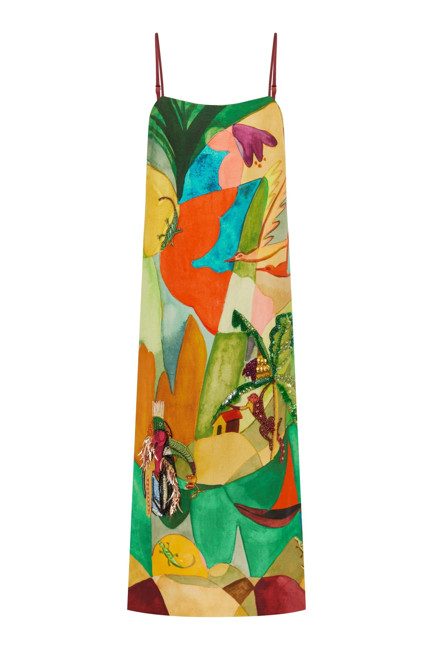 MOKSHINI EMBELLISHED MIDI DRESS | Alemais (AU, US, UK)