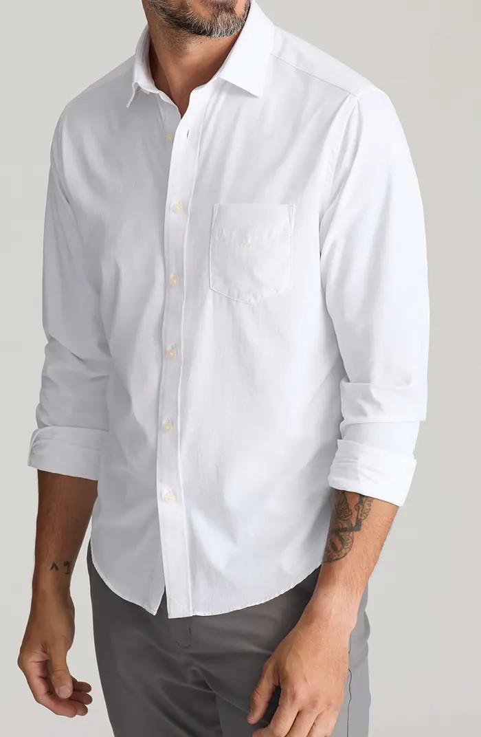 Gironde Performance Stretch Button-Up Shirt | Nordstrom