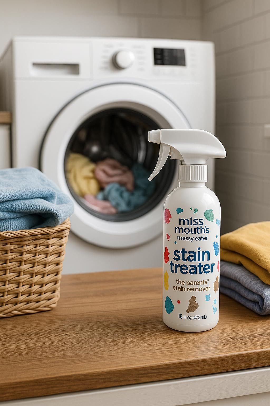 Miss Mouth's Messy Eater Stain Treater Spray - 4oz Stain Remover - Newborn & Baby Essentials - No... | Amazon (US)