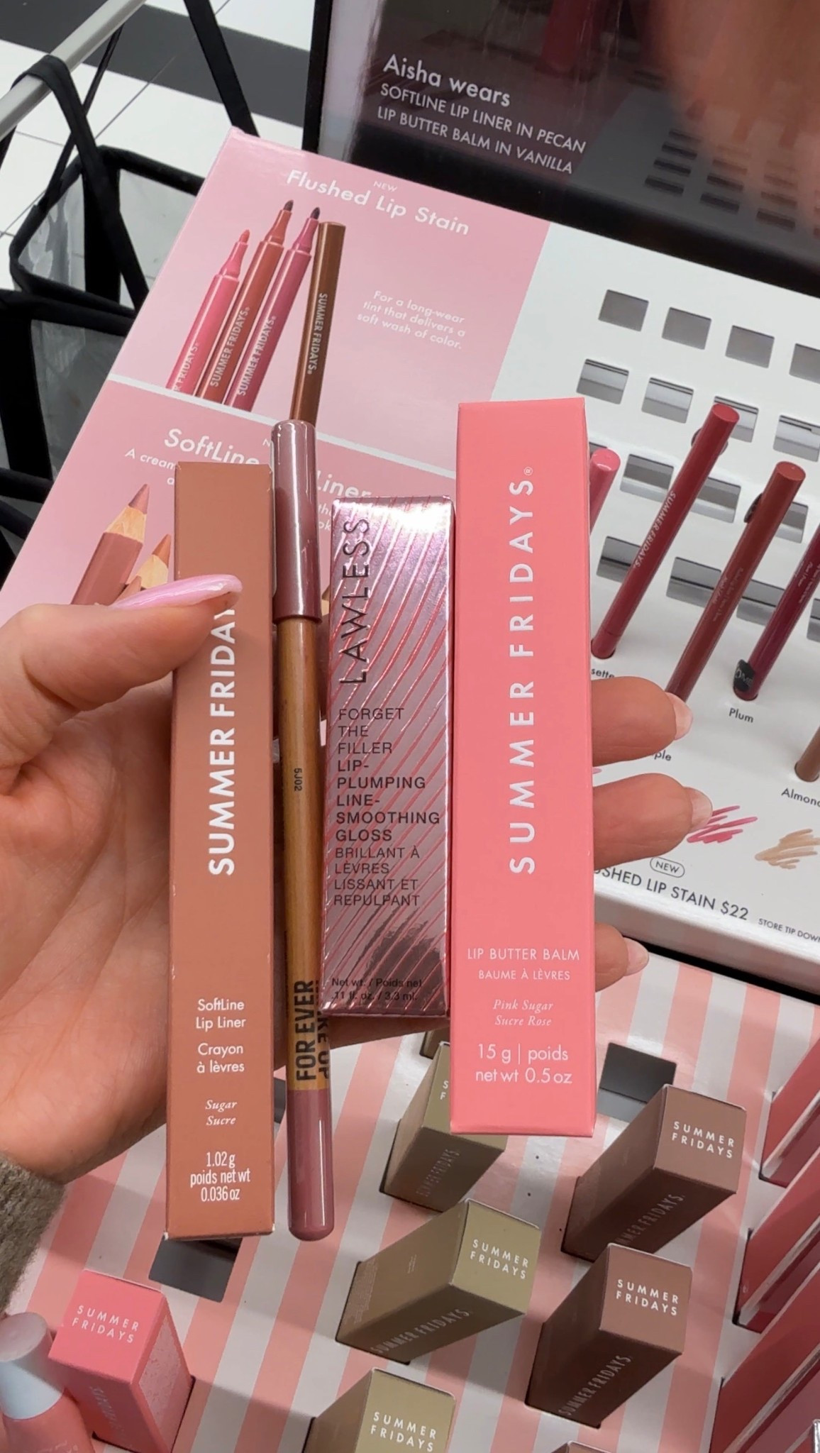 Spring lip combo

Loving the new Summer Fridays Lip Liners, they apply so creamy and hydrating and the colors are subtle. Lip Butter Balm and Forget the Filler Glosses are in every handbag at all times! I love lawless velvet, lavender sorbet, strawberry popsicle, daisy

Sephora, lip combo, lip liner, lip gloss, lip plumping, spring makeup, mom life, clean beauty 

#LTKmomlife #LTKgrwm #LTKBeauty