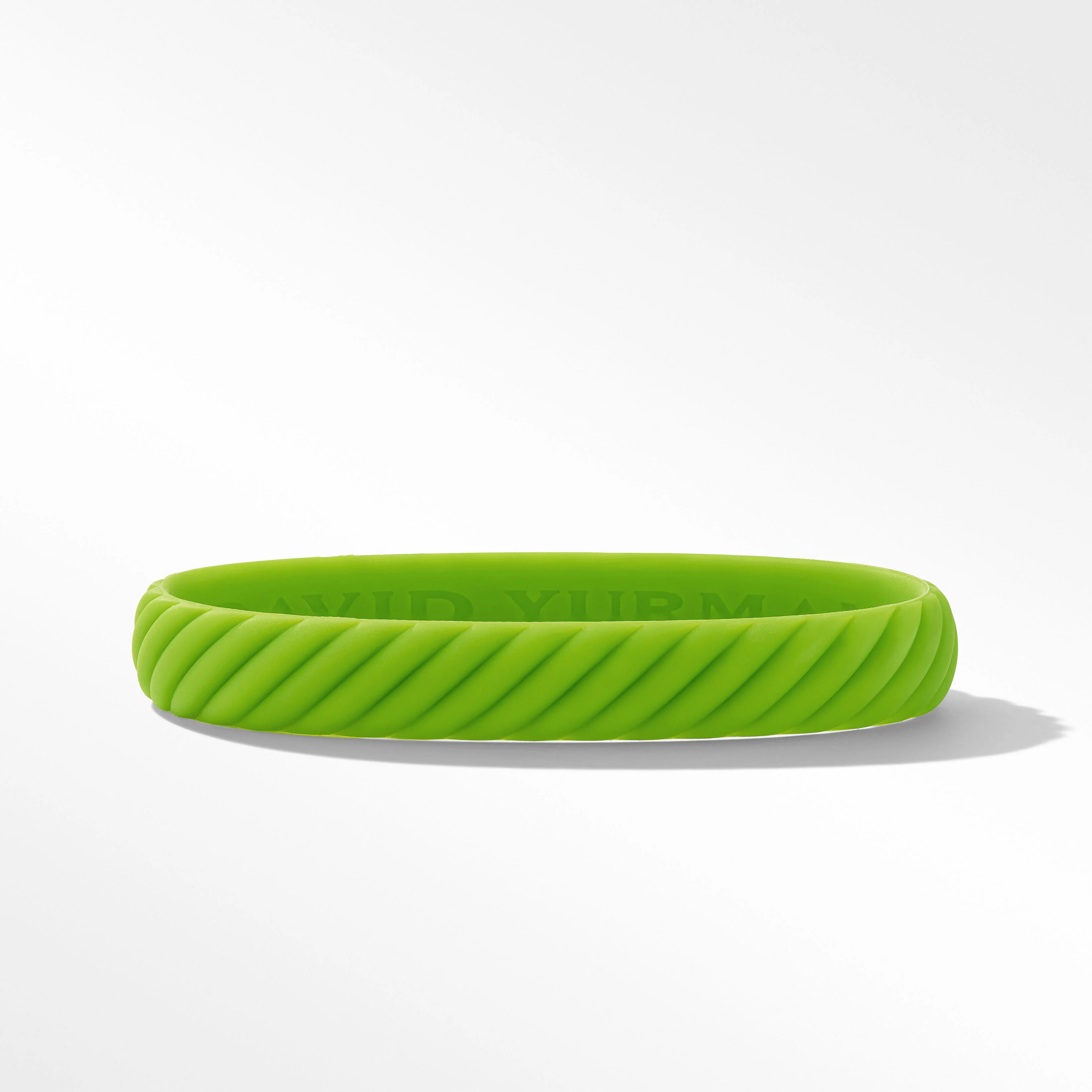 Cable Pistachio Green Rubber Bracelet | David Yurman