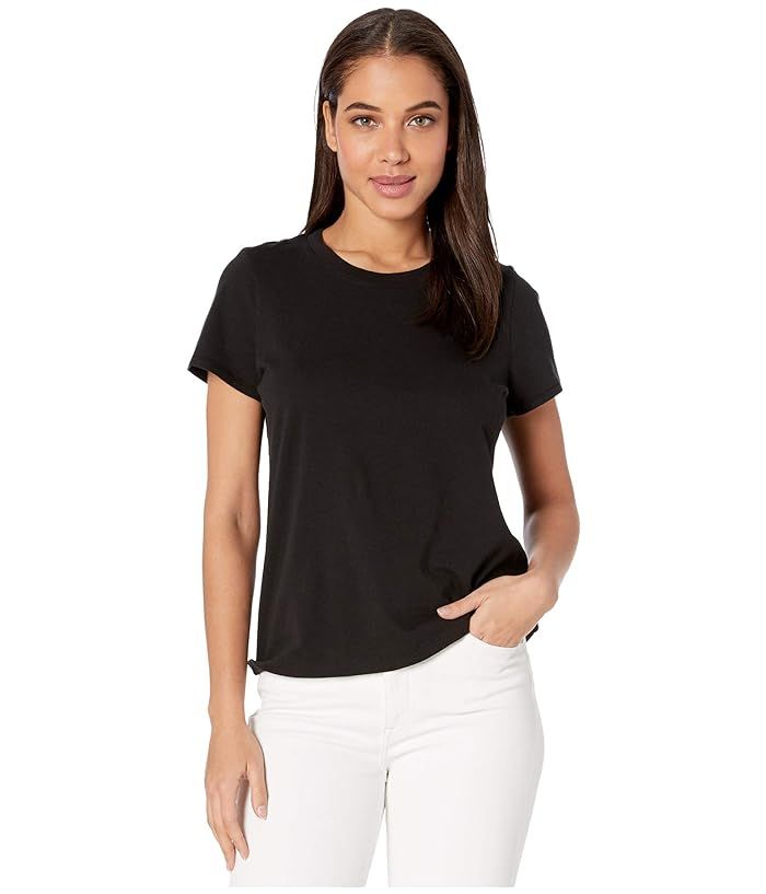 Madewell Northside Vintage Tee (True Black) Women's Clothing | Zappos