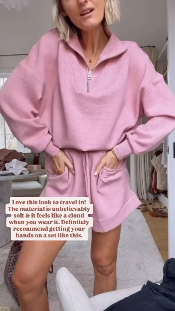 The comfiest set for travel, loungewear, or running errands! Obsessed with this color! Wearing S. 

Loverly Grey, Varley, matching set, lounge set, loungewear, travel outfit 

#LTKootd #LTKSeasonal #LTKTravel