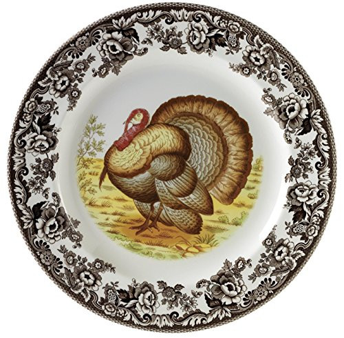 Spode Woodland Dinner Plate, Turkey, 10.5” | Perfect for Thanksgiving and Other Special Occasions |  | Amazon (US)