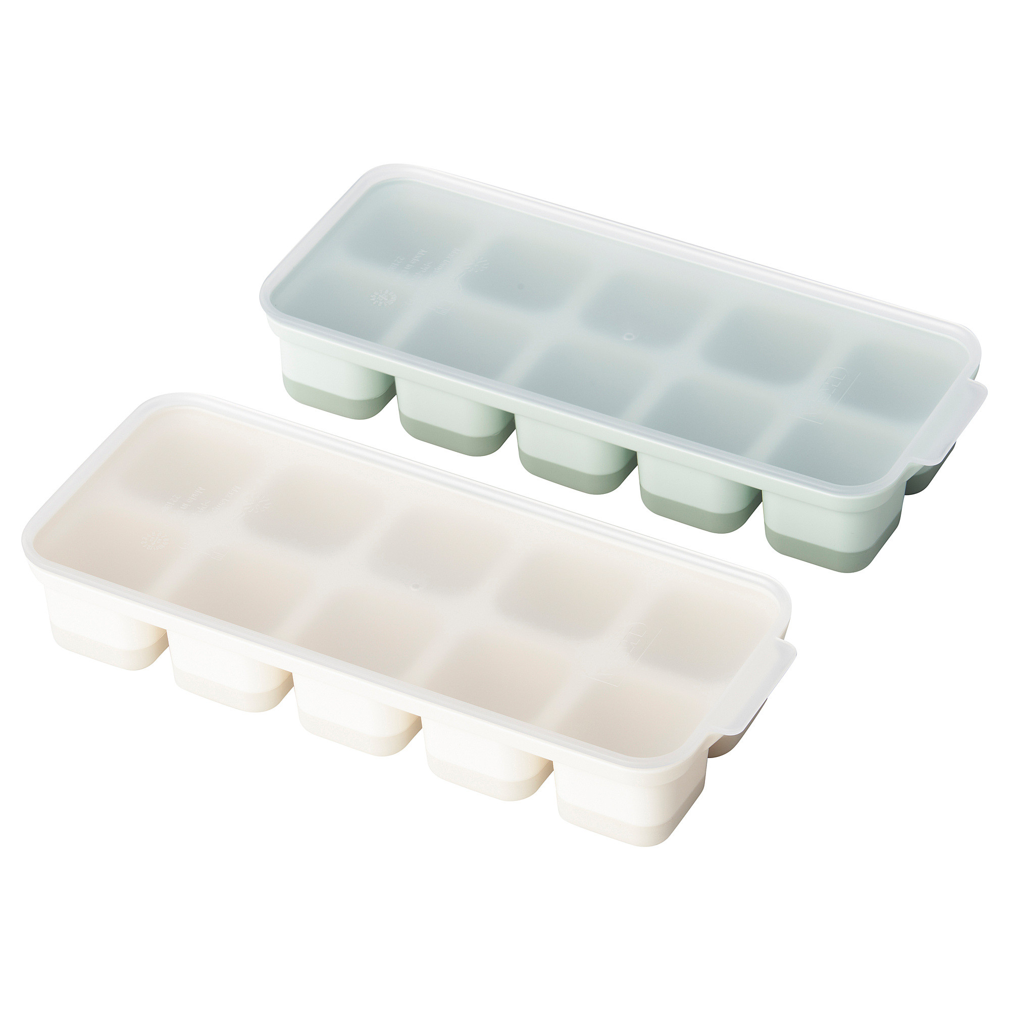 SPJUTROCKA Ice cube tray with lid, mixed colors | IKEA US