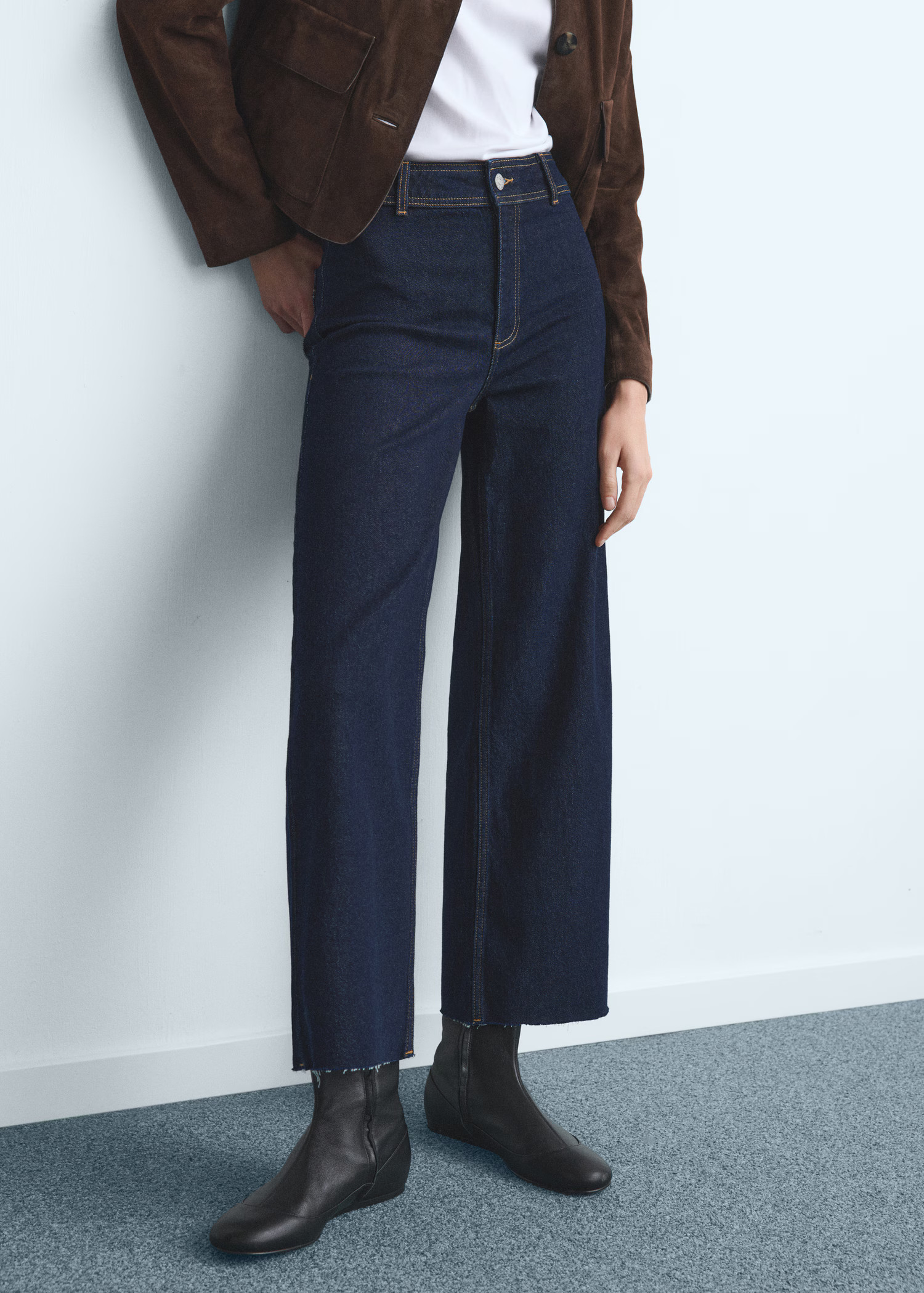 Catherin culotte high-rise jeans | Mango (US/MX/AU)