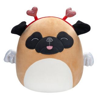 Squishmallows 16" Valentine’s Day Pug Dog Plush Toy | Target