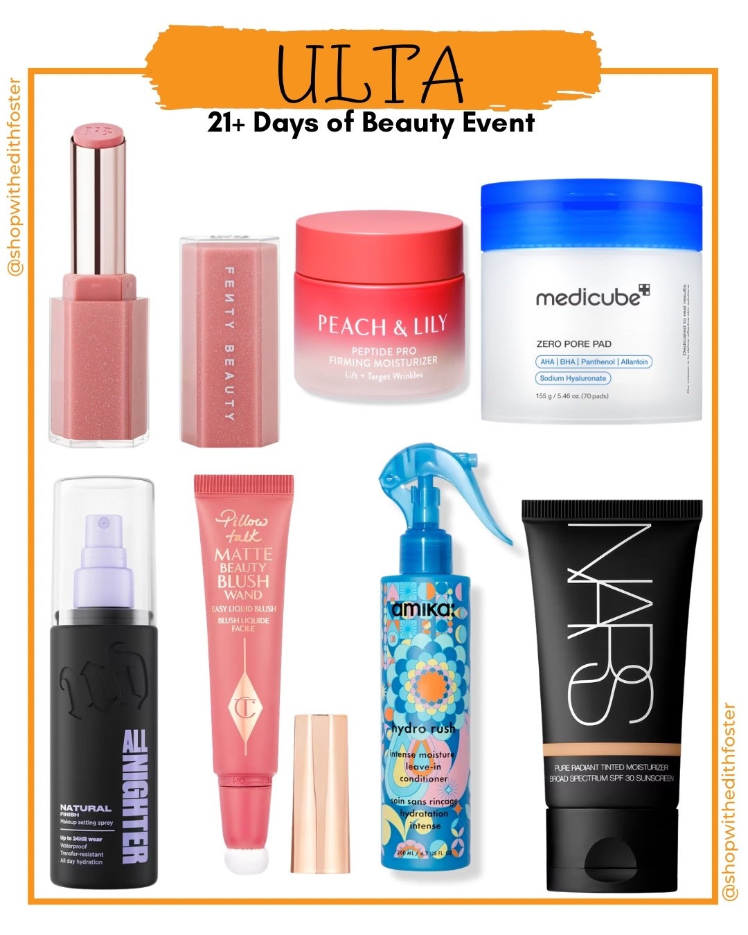 🧡ULTA 21+ Days of Beauty Event🧡
If I was shopping the Ulta 21+ Days of Beauty sale… this is what I’d buy!✨

#LTKBeauty #LTKgrwm #LTKSaleAlert

#LTKselfcare #LTKSaleAlert #LTKBeauty