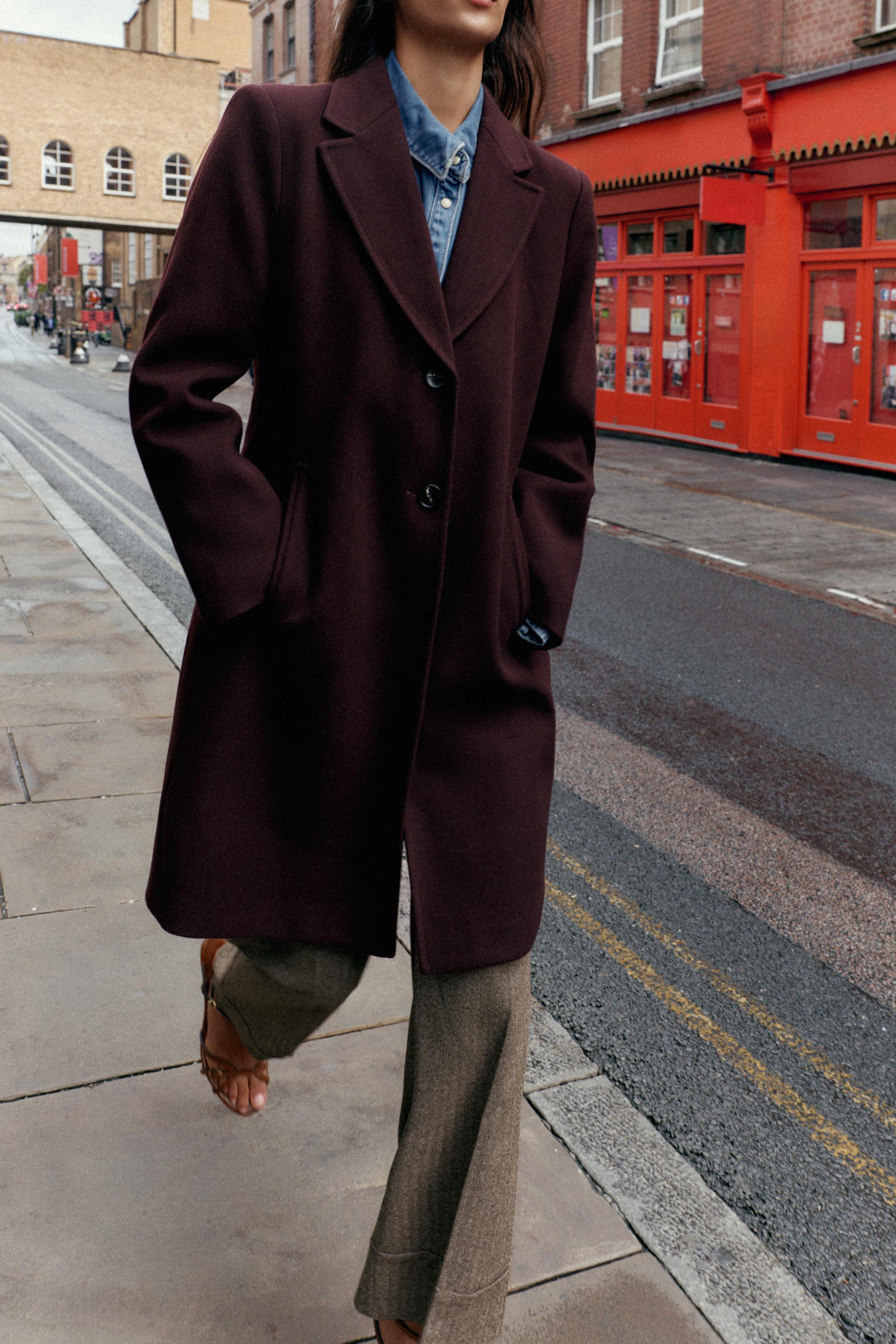 SOFT SHOULDER PAD COAT | Zara US