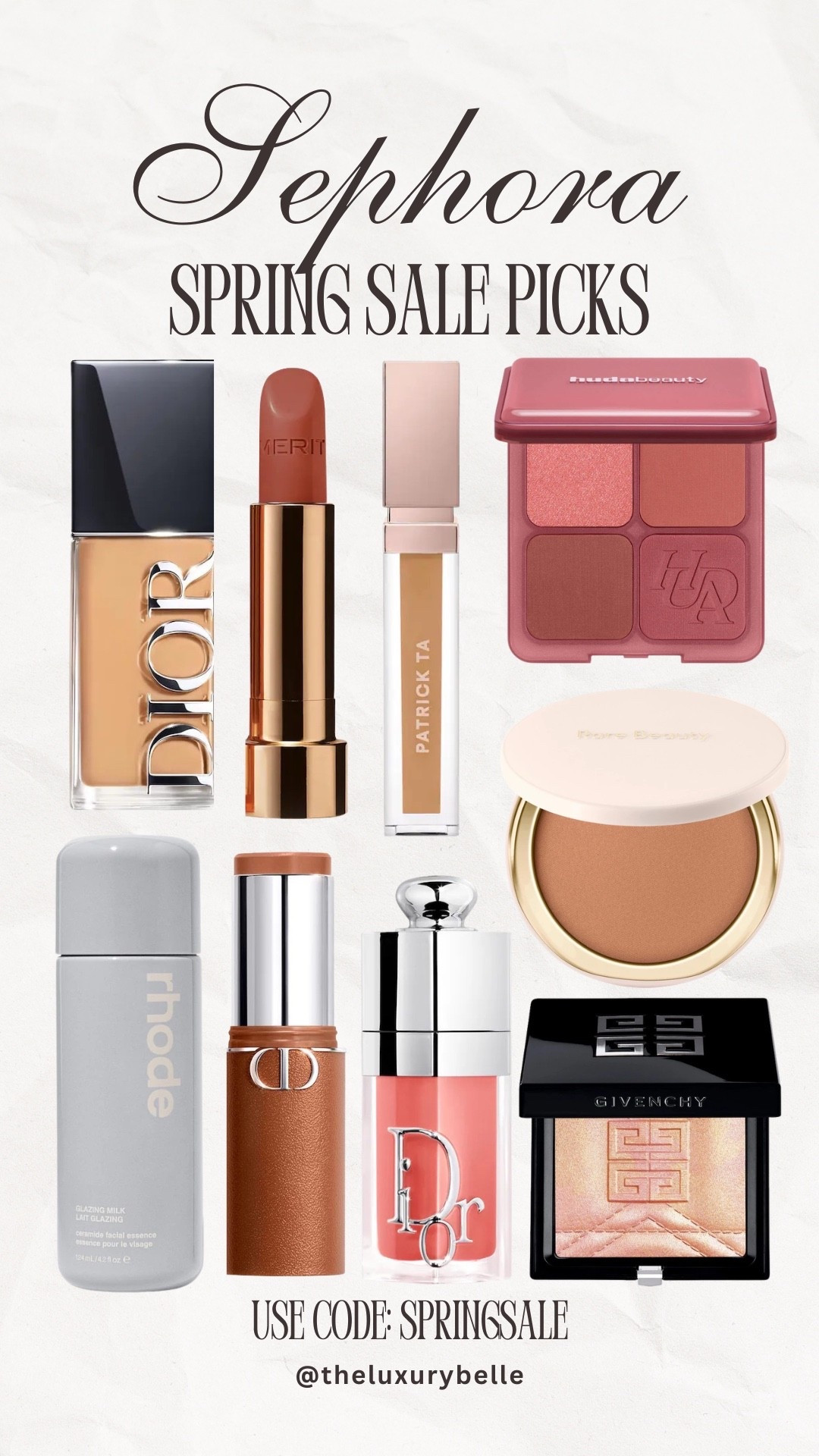 Sephora spring sale picks! Use code SPRINGSALE 

#LTKBeauty #LTKSeasonal #LTKSaleAlert