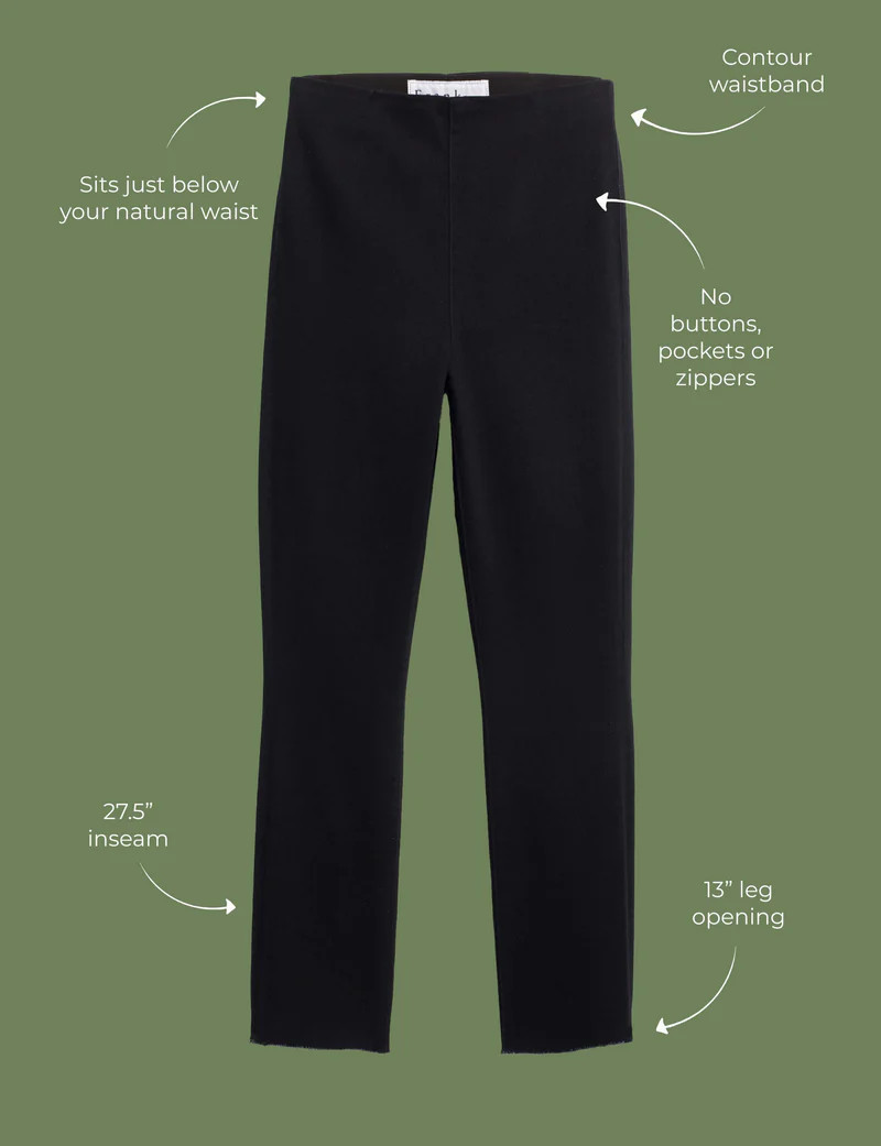 DERRY ILLUSION Black, Italian Dream Denim | Frank & Eileen