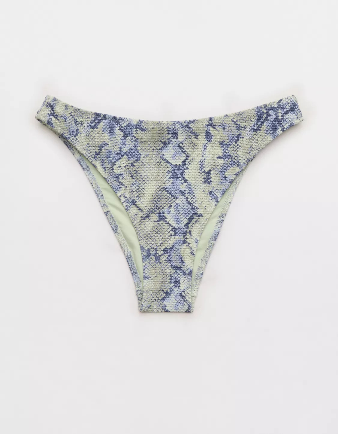 Aerie Pique Mid Rise Cheeky Bikini Bottom | Aerie