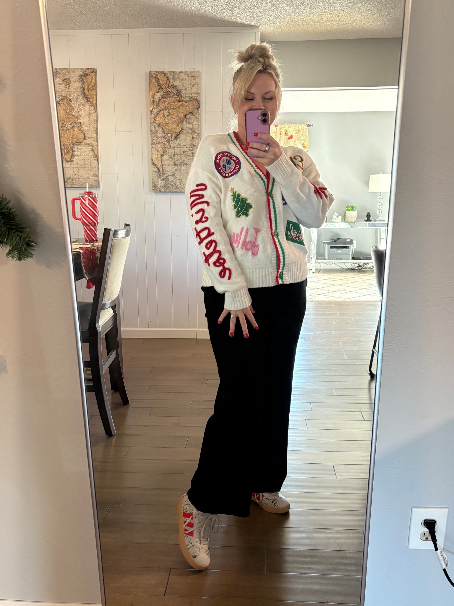 Easy and affordable holiday outfit idea! These pants are part of a set and I've worn them so many times! Look like dress pants, feel like sweatpants 

Holiday Outfit. Holiday Party. Christmas Sweater

Follow my LTK @EmilyAnneGardner on the @shop.LTK app to view this post and get my exclusive app-only content!

#liketkit #LTKHoliday #LTKootd #LTKGiftGuide
@shop.ltk
https://liketk.it/5GmJb

#LTKootd #LTKHoliday #LTKGiftGuide