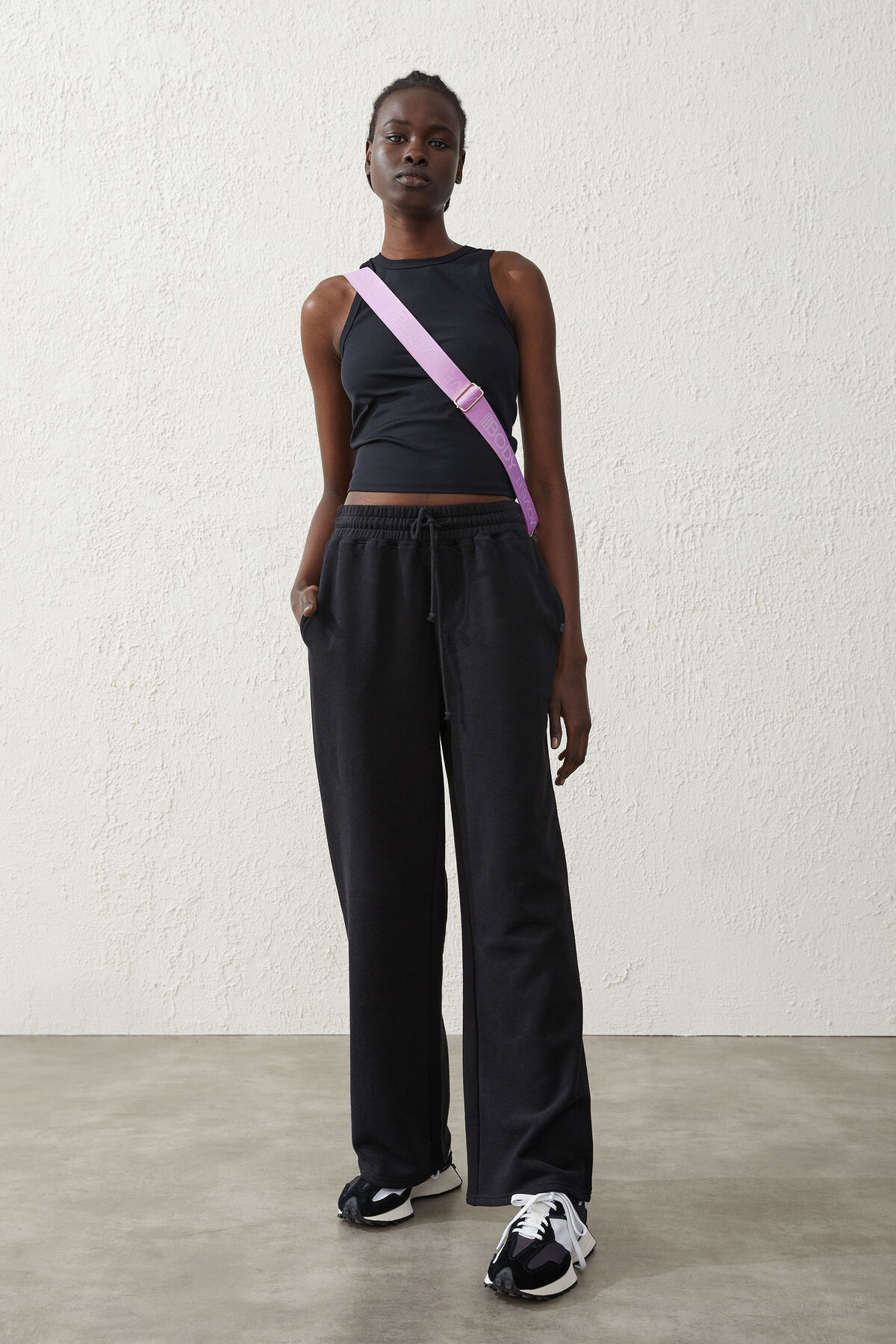 Plush Wide Leg Track Pant | Cotton On (US)