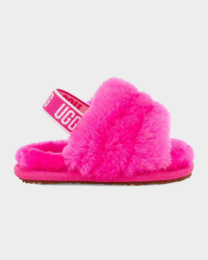 UGG Fluff Yeah Shearling Slides, Baby/Kids | Neiman Marcus