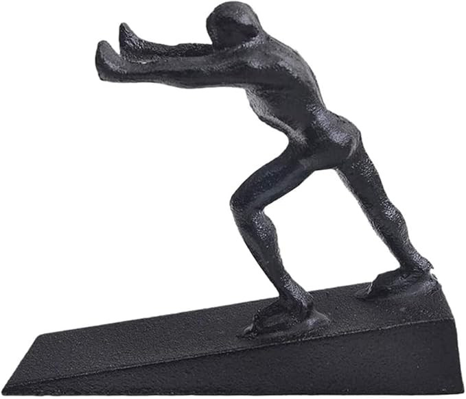 Cast Iron Man Door Stops - Heavy Door Door Stopper - Decorative Door Stopper - Rustic Anti Collis... | Amazon (US)