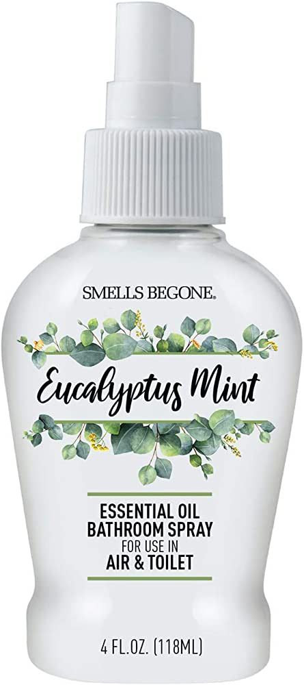 SMELLS BEGONE Essential Oil Air Freshener Bathroom Spray - Eliminates Bathroom & Toilet Odors - M... | Amazon (US)