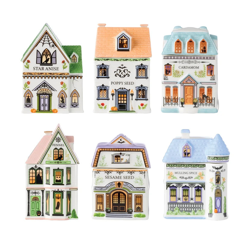 Lenox Spice Village 6-Piece Halloween Set | Lenox