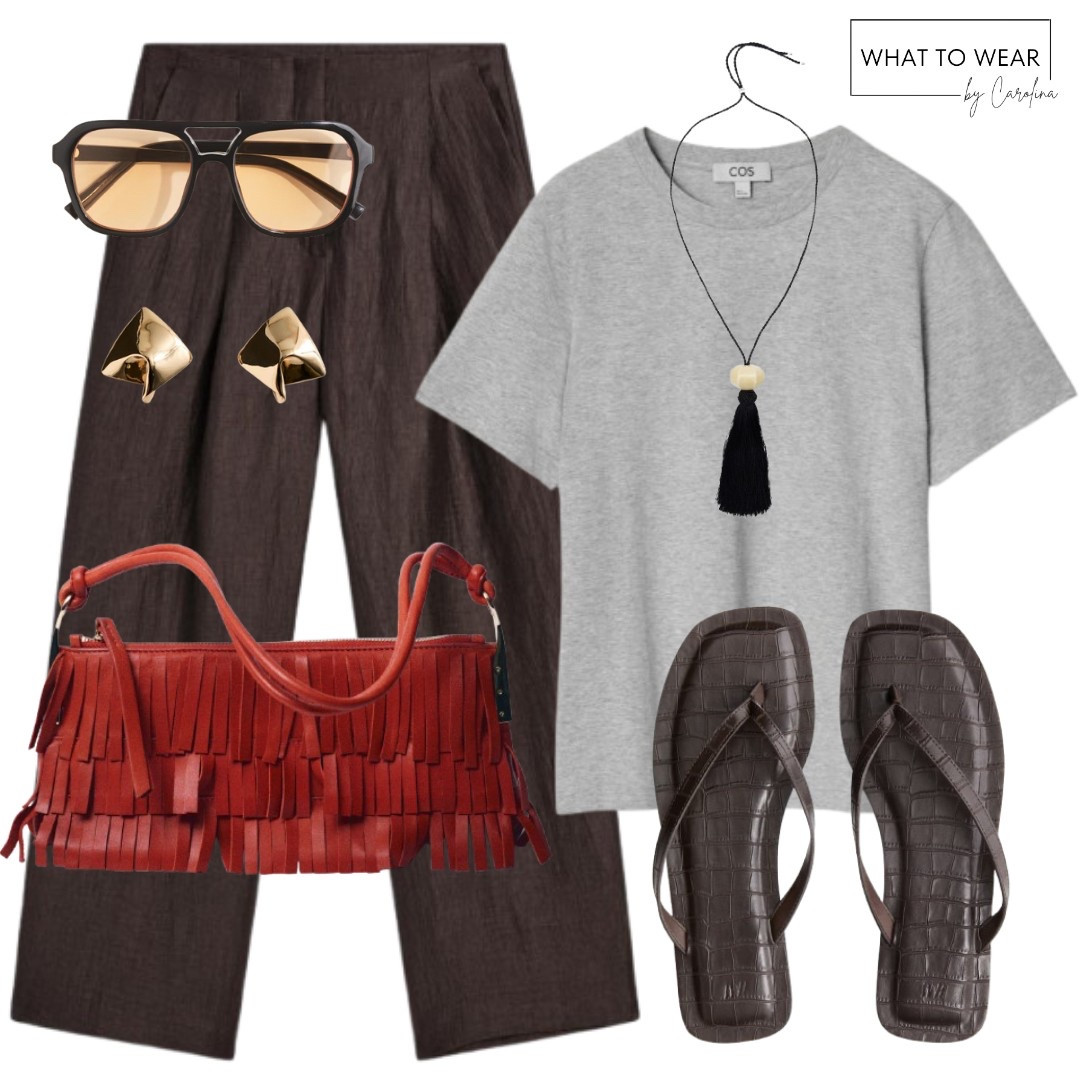 T-shirt and Linen pants 
#cos #linenpants #casualoutfit #summeroutfit 

#LTKFindsUnder100 #LTKFindsUnder50 #LTKStyleTip