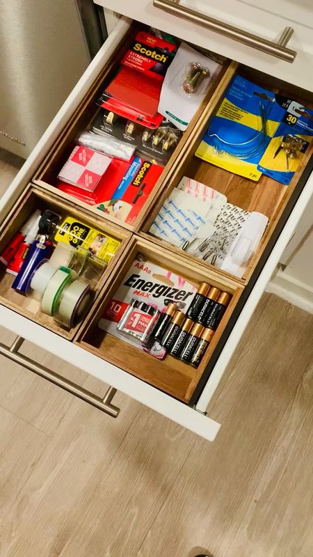 Junk drawer turned most organized drawer in the house! Love this transformation & the organization tools used  

#LTKhome #LTKunder50 #LTKstyletip