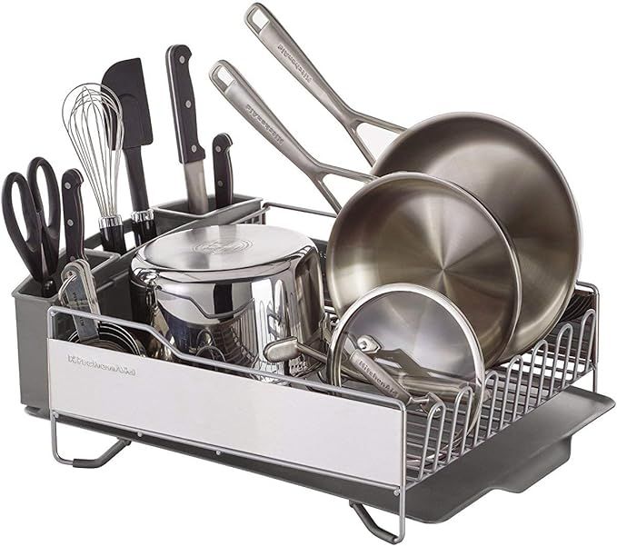 KitchenAid Full Size Dish Rack, Light Grey | Amazon (US)