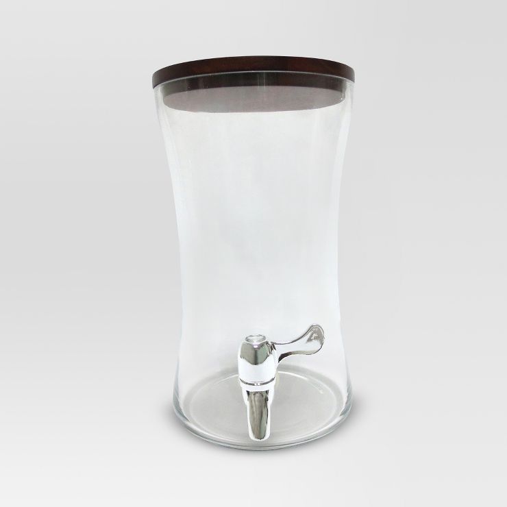 5.8L Glass Beverage Dispenser with Acacia Lid - Threshold&#8482; | Target