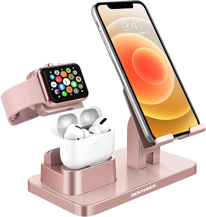 BENTOBEN 3-in-1 Charging Stand, Universal Charging Dock Station Compatible for Airpods Pro 2/1 Ap... | Amazon (US)