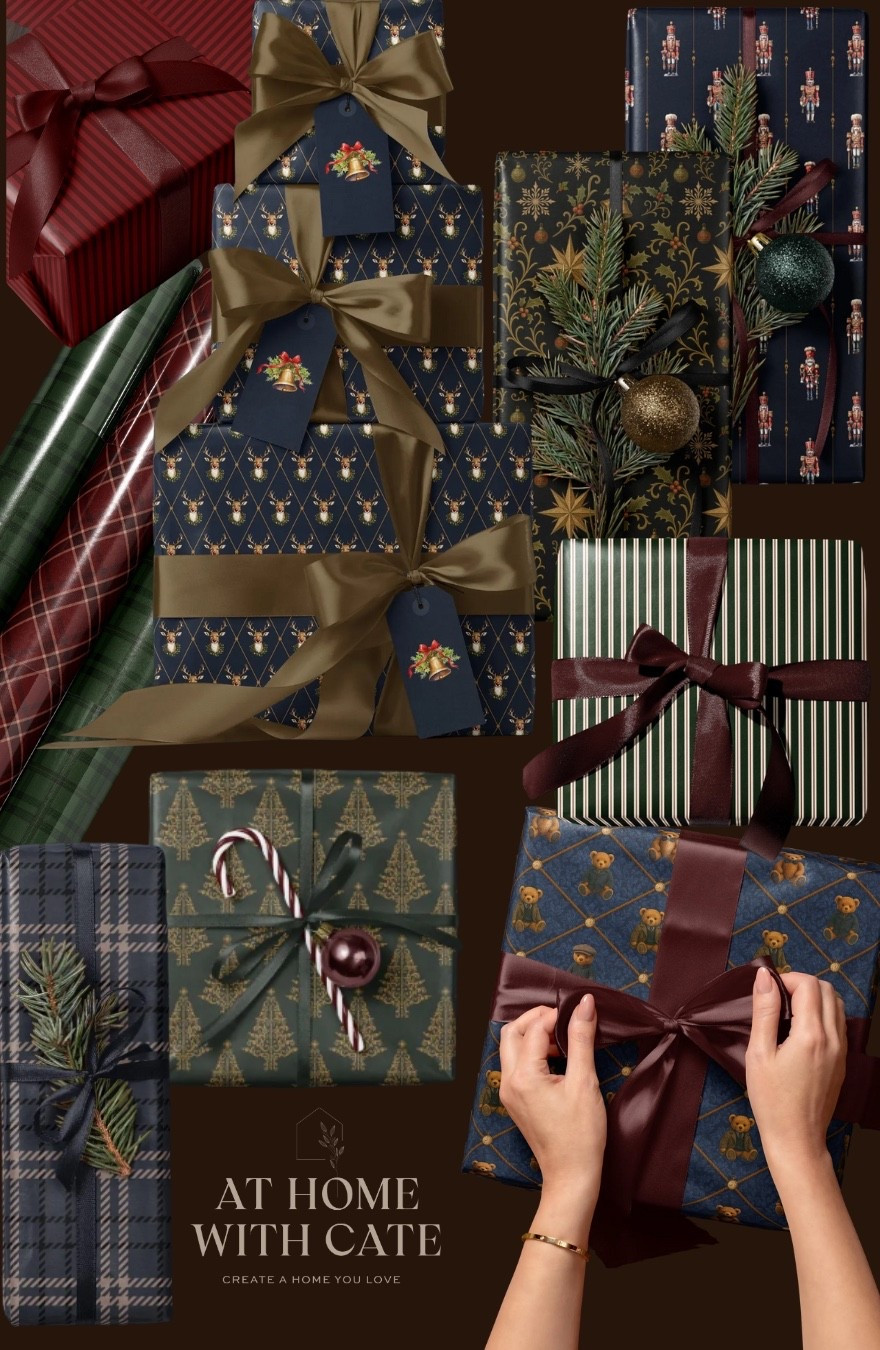 The dreamiest wrapping paper for Christmas 2025 🎅🏼✨