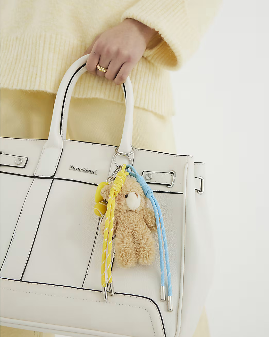 Blue Teddy Charm Set | River Island UK & IE