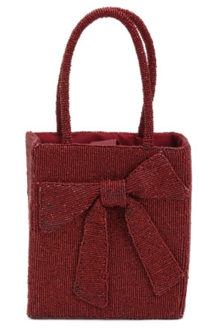 Red beaded bow bag! This purse is too cute and will be perfect for the holidays!

Only $35!

#LTKItBag #LTKSeasonal #LTKFindsUnder50