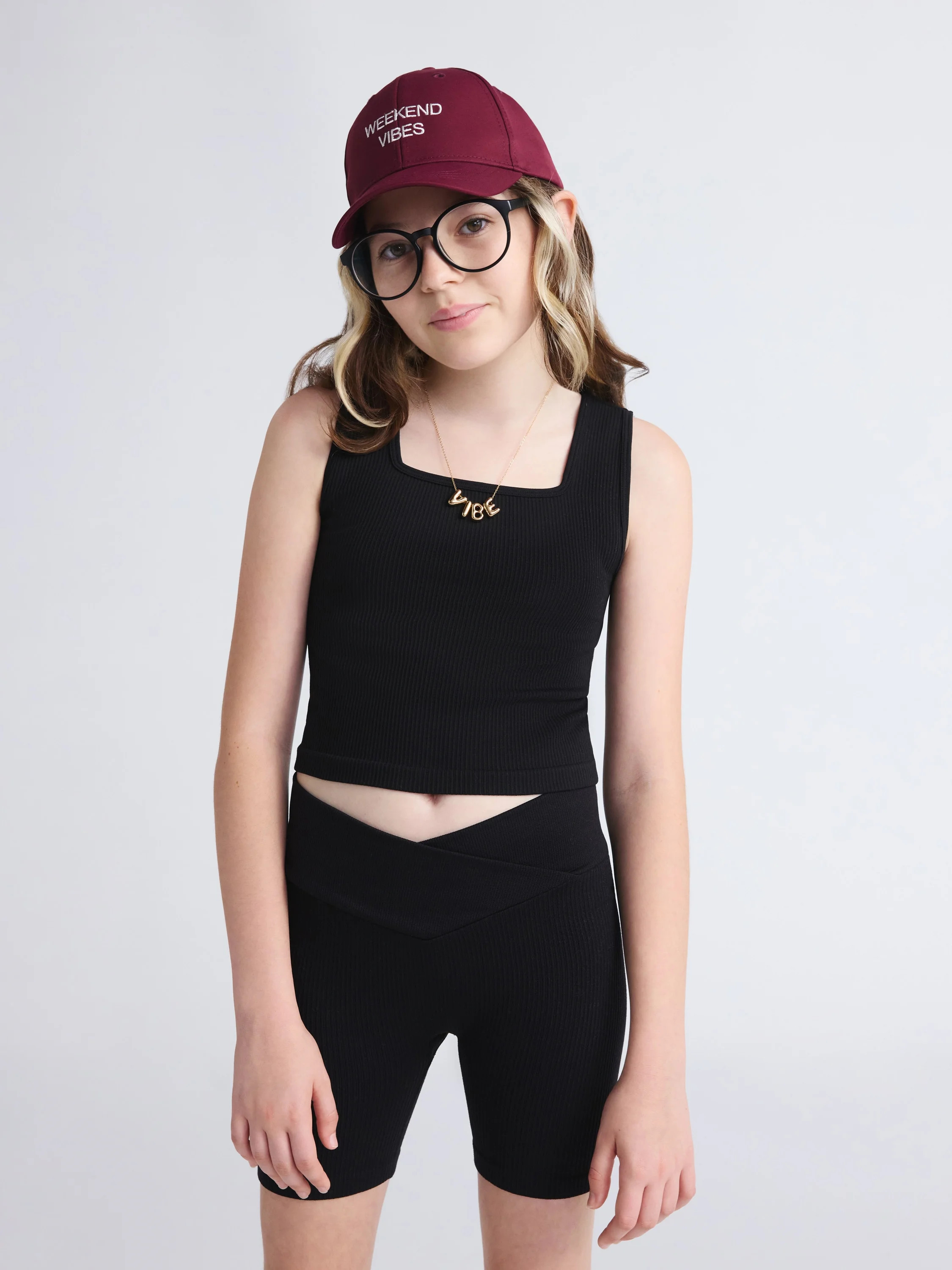 Weekend Academy Girls Seamless Tank Top, Sizes 4-18 - Walmart.com | Walmart (US)