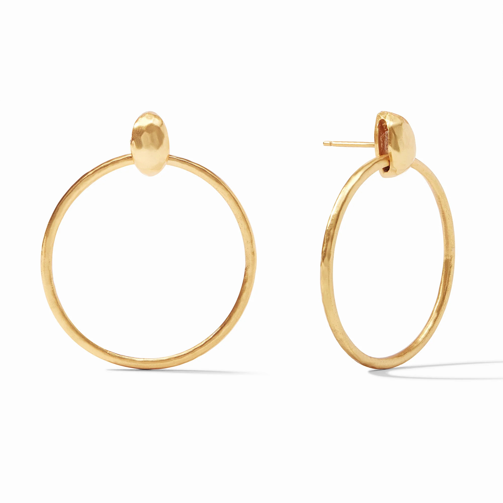 Palermo Gold Delicate Doorknocker Earring | Julie Vos | Julie Vos