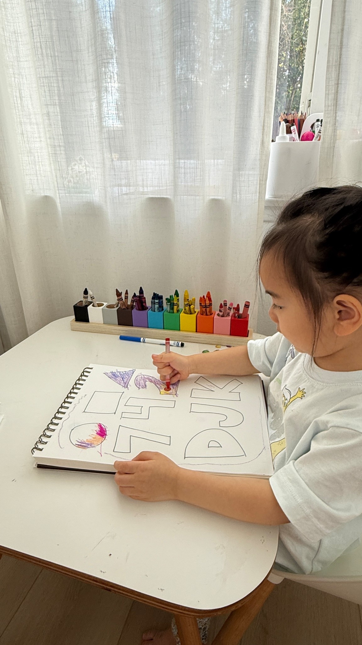 we got this crayon organizer and it’s so satisfying to look at 🖍️😍 haha i love organization #organization #toddlerfinds #crayons #crafts #toddlermom 

#LTKmomlife #LTKHome #LTKKids