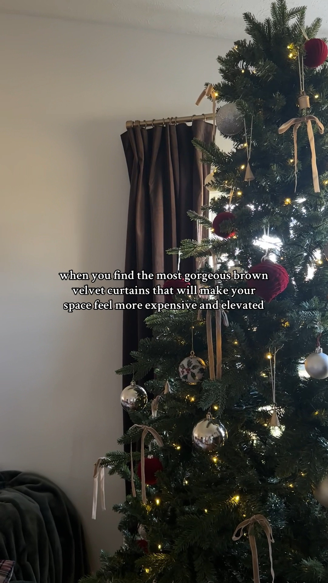 Absolutely obsessed with these new curtains and rods! I have a corner window so this connected rod is a MUST have!! 

#LTKHoliday #LTKSeasonal #LTKHome