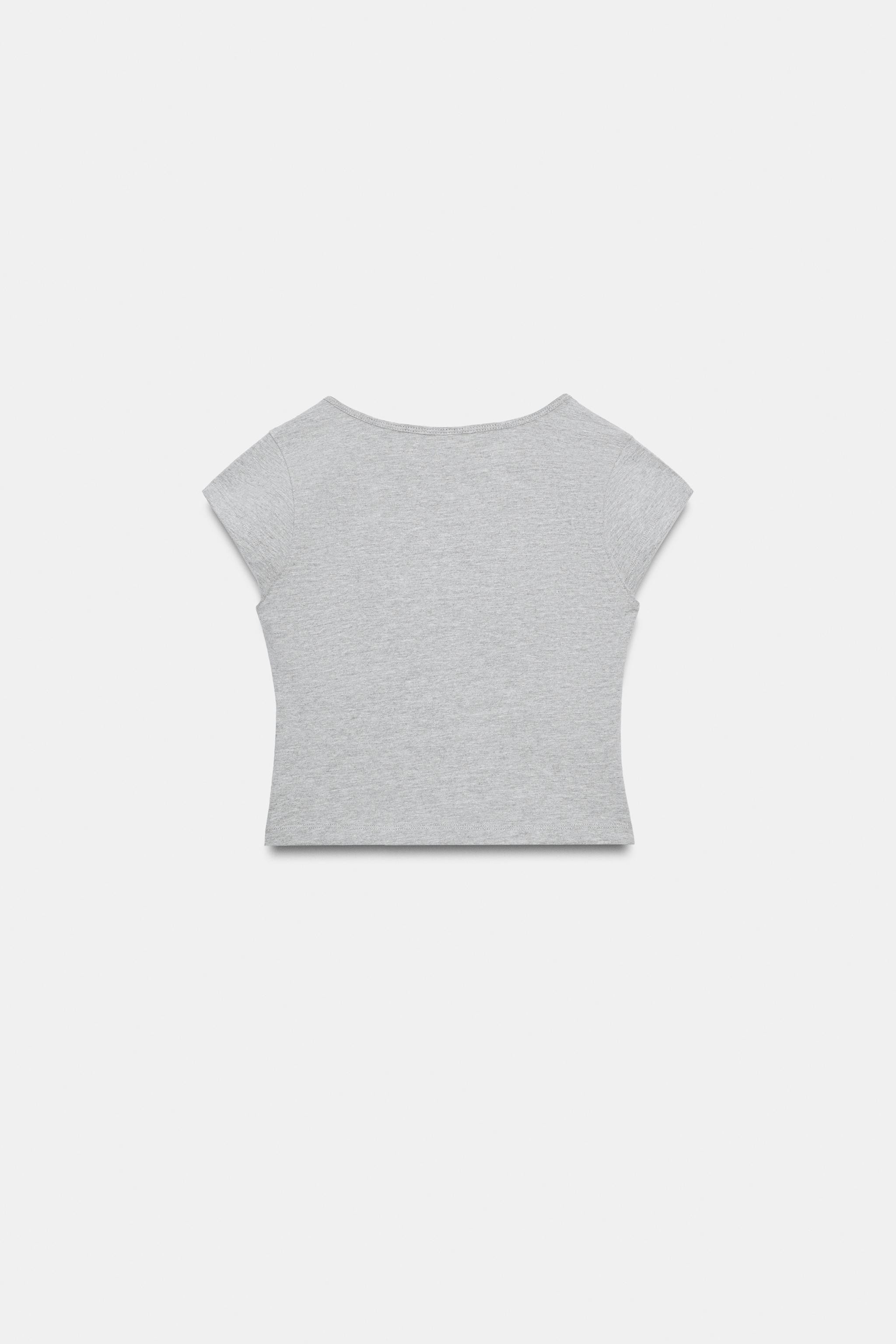KURZES TOP MIT AUSSCHNITT | Zara DE